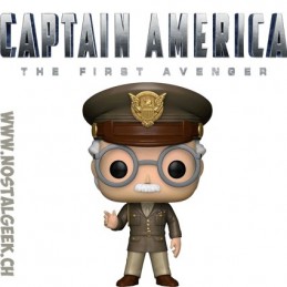 Funko Pop N°282 Marvel Captain America The First Avenger Stan Lee (General) Exclusive Vinyl Figure