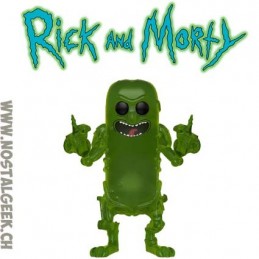 Funko Pop N°333 Rick and Morty Pickle Rick (Translucent) Exclusive Vinyl Figur