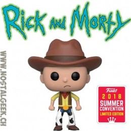 Funko Pop N°364 Rick And Morty SDCC 2018 Western Morty VaultedExclusive Vinyl Figure