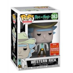 Funko Pop N°363 Rick And Morty SDCC 2018 Western Rick Vaulted Edition Limitée