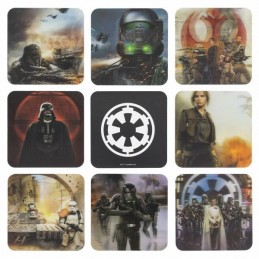 Paladone Star Wars: Rogue One 8 3D-Lenticular-Untersetzer