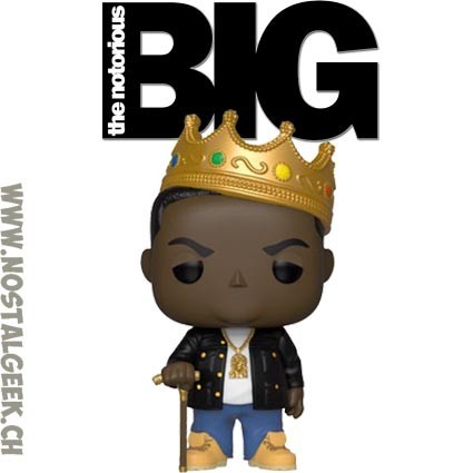 Funko Pop N°77 Rocks Notorious B.I.G. with Crown