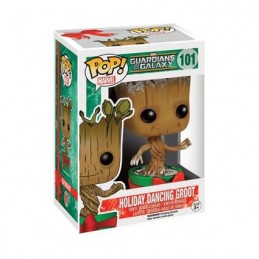 Funko Funko Pop Guardians of The Galaxy Dancing Groot (Holiday) (Metallic) Edition Limitée