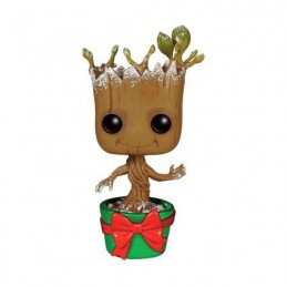 Funko Funko Pop Guardians of The Galaxy Dancing Groot (Holiday) (Metallic) Edition Limitée