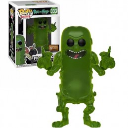 Funko Pop N°333 Rick and Morty Pickle Rick (Translucent) Exclusive Vinyl Figure