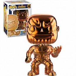 Funko Funko Pop Marvel Avengers Infinity War Thanos (Orange Chrome) Editions Limitée Boîte légèrement abimée