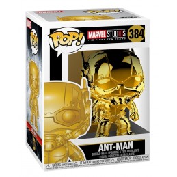 Funko Funko Pop Marvel Studio 10th Anniversary Black Panther (Gold Chrome) Edition Limitée