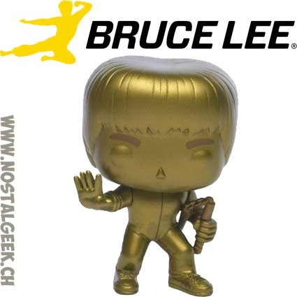 Funko Pop N°219 Bruce Lee (Game of Death) (Gold) Edition Limitée