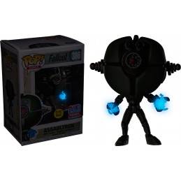 Funko Funko Pop Games NYCC 2018 Fallout Assaultron Phosphorescent Edition Limitée Vaulted