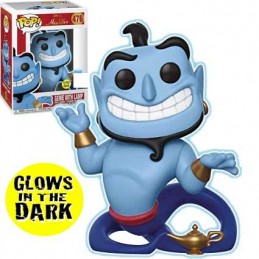 Funko Pop N°476 Disney Aladdin Genie with Lamp GITD Exclusive Vinyl Figur