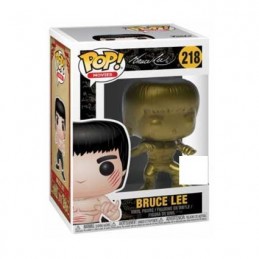 Funko Pop N°218 Bruce Lee (Enter the Dragon) (Gold) Exclusive Vinyl Figur