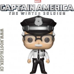 Funko Pop N°283 Marvel Captain America Winter Soldier Stan Lee (Smithsonian Guard) Exclusive Vinyl Figure