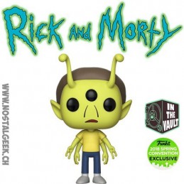 Funko Pop N°338 ECCC 2018 Rick et Morty - Alien Morty Vaulted Exclusive Vinyl Figur