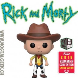 Funko Pop N°364 Rick And Morty SDCC 2018 Western Morty VaultedExclusive Vinyl Figure