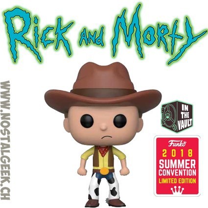 Funko Pop N°364 Rick And Morty SDCC 2018 Western Morty Vaulted Edition Limitée