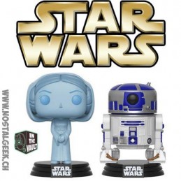 Pop SDCC 2017 Star Wars Holographic Princess Leia & R2-D2 Vaulted Vinyl Figur