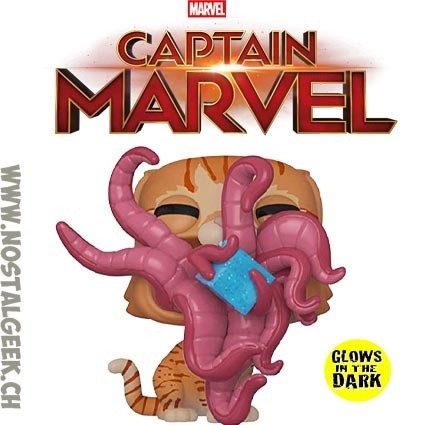 Funko Funko Pop Marvel Captain Marvel Goose (Flerken) Phosphorescent Edition Limitée