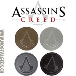 Paladone Assassin's Creed Set aus 4 Untersetzern aus Metall