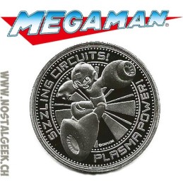 Megaman Münze Limitierte Auflage Silber Variant