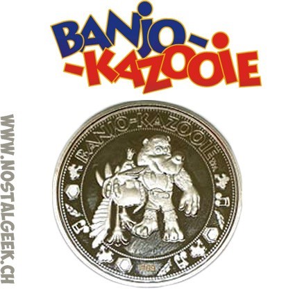 Banjo Kazooie Pièce de monnaie Edition Limitée Silver Variant