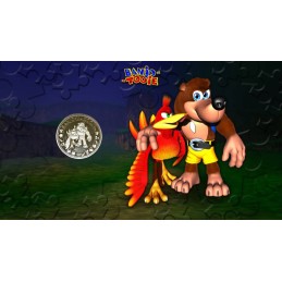 Banjo Kazooie Pièce de monnaie Edition Limitée Silver Variant