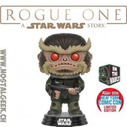 Funko Pop N°155 Star Wars Rogue One NYCC 2016 Bistan Exclusive Vaulted Vinyl Figure