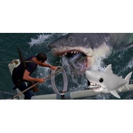 Funko Funko Pop 15 cm Films Les Dents de la Mer (Jaws) Great White Shark (with Diving Tank)