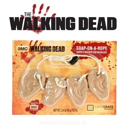 The Walking Dead Soap-on-a-Rope Daryl's Walker Ear Necklace LootCrate Exclusive