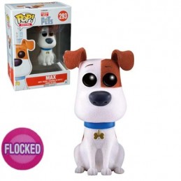 Funko Funko Pop N°293 Secret Life Of Pets Max Flocked Exclusive Vinyl Figur