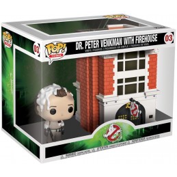 Funko Funko Pop! Town Ghostbusters Dr. Peter Venkman with Firehouse