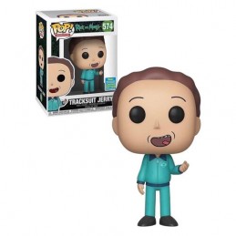 Funko Pop N°574 SDCC 2019 Rick And Morty Tracksuit Jerry Vaulted Exclusive Vinyl Figure