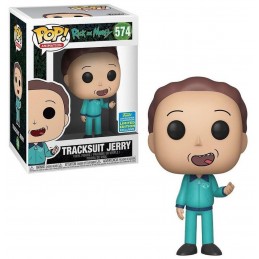 Funko Pop N°574 SDCC 2019 Rick And Morty Tracksuit Jerry Vaulted Exclusive Vinyl Figure