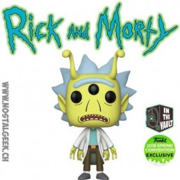 Funko Pop N°337 ECCC 2018 Rick et Morty - Alien Rick Vaulted Edition Limitée Vaulted