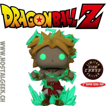 Funko Funko Pop 15 cm Dragon Ball Z Legendary Super Saiyan Broly Chase Phosphorescent Edition Limitée