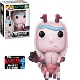 Funko Pop N°644 NYCC 2019 Rick and Morty Shrimp Rick Vaulted Edition Limitée