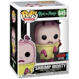 Funko Pop N°645 NYCC 2019 Rick and Morty Shrimp Morty Vaulted Exclusive Vinyl Figur