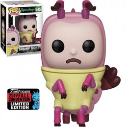 Funko Pop N°645 NYCC 2019 Rick and Morty Shrimp Morty Vaulted Edition Limitée