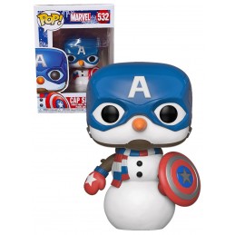 Funko Funko Pop Marvel Captain America (Cap Snowman) Vinyl Figure