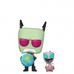 Funko Funko Pop Television Invader Zim - Zim & Gir Edition Limitée