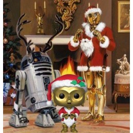 Funko Pop N°276 Star Wars Holiday C-3PO as Santa Vinyl Figur