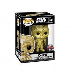 Funko Funko Pop Star Wars C-3PO (Futura) + Pop protector rigide Vaulted Edition Limitée