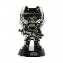 Funko Pop! Star Wars: Rogue One Imperial Death Trooper Chromée Edition limitée