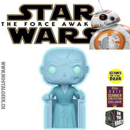 Funko Pop N°182 SDCC 2017 Star Wars Supreme Leader Snoke 15 cm GITD Edition Limitée