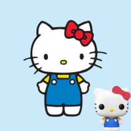 Funko Funko Pop Sanrio Hello Kitty (Classic) Flocked Edition Limitée