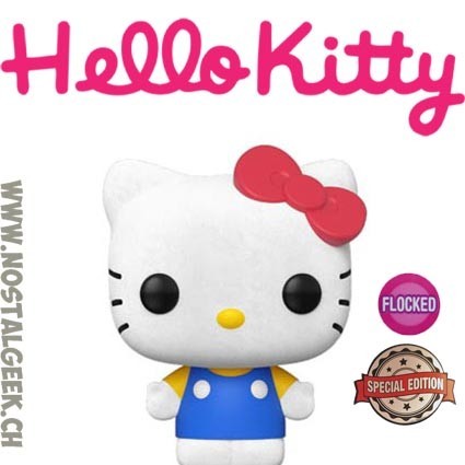 Funko Funko Pop Sanrio Hello Kitty (Classic) Flocked Edition Limitée