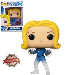 Funko Pop N°567 Marvel Fantastic Four Invisible Girl (Translucent) Exclusive Vinyl Figur