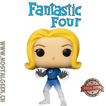 Funko Pop N°567 Marvel Fantastic Four Invisible Girl (Translucent) Exclusive Vinyl Figure