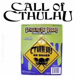 Cthulhu On Board Hanging Car Sign