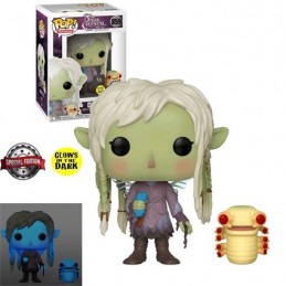 Funko Funko Television The Dark Crystal Deet With Baby Nurlock GITD Exclusive Vinyl Figure