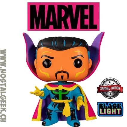 Funko Funko Pop Marvel Doctor Strange (Black Light) Edition Limitée